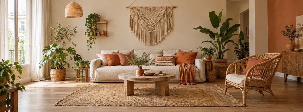 Estilo boho: cores, materiais e ideias para a sala e o quarto