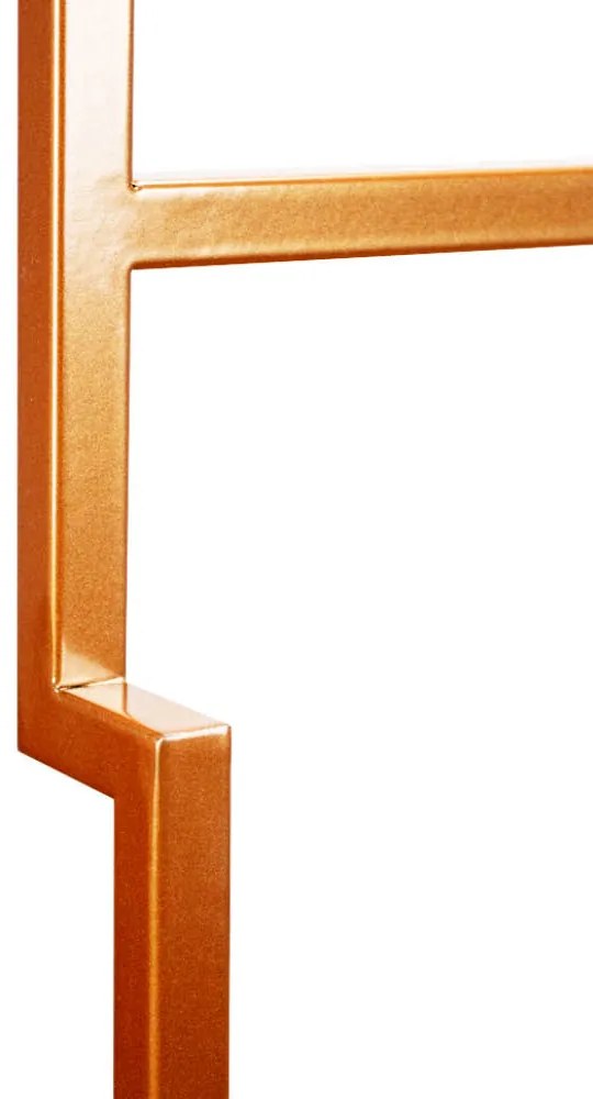 Porta Toalha de Rosto Industrial Metálico Cobre 35 cm - D'Rossi