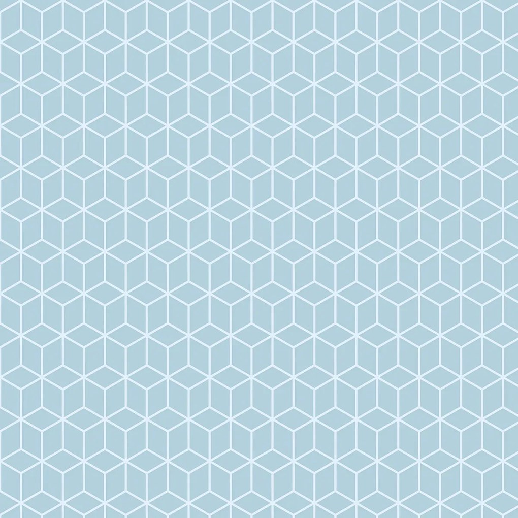 Papel de Parede Adesivo Cubos Verde