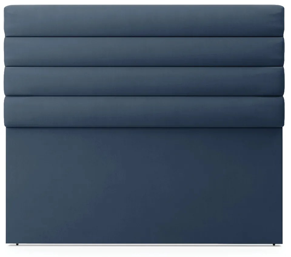 Cabeceira California Para Cama Box Casal 140 cm Suede - D'Rossi - Azul Marinho