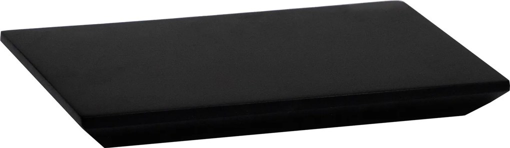 Bandeja Slim Resina 200X120mm Preto Fosco