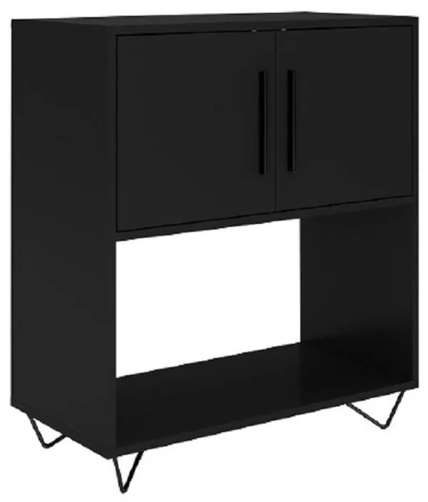 Aparador 2 Portas Linha Easy Blc 50 - Preto