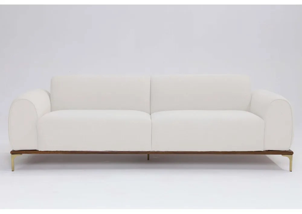 Sofá 3 Lugares Tóquio D07 230cm Linho Pérola - D'Rossi