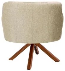 Kit 2 Poltronas Decorativas Giratórias Base Giromad Madeira Jade C-129