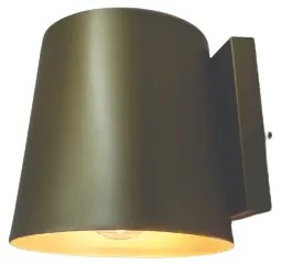 Arandela Cup Fixa 10X13X12Cm Alumínio 1Xe27 Mini Bulbo G45 - Qimporta... (CHAMPANHE)