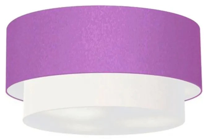 Plafon Para Banheiro Cilíndrico SB-3017 Cúpula Cor Lilás Branco