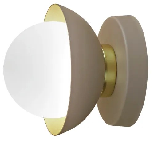 Arandela Bibelô Ø13X8,9Cm Globo Ø10Cm Fosco 1Xg9 Anel Distanciador Cob... (BT - Branco Texturizado, Igual Primeira Cor)