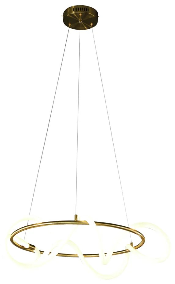 Pendente Mantra Redondo Ø60X30Cm Led 35W 2700K Bivolt | Bella Iluminaç...
