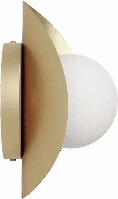 Arandela Calandra 14X12X21Cm Aluminio E Globo Ø10Cm Rosca 01Xg9 - Qimp... (PRETO / MADEIRADO)