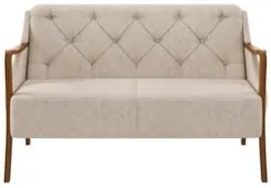 Kit Namoradeira 135cm e 2 Poltronas Decorativas Capitonê Lapa Z32 Linh