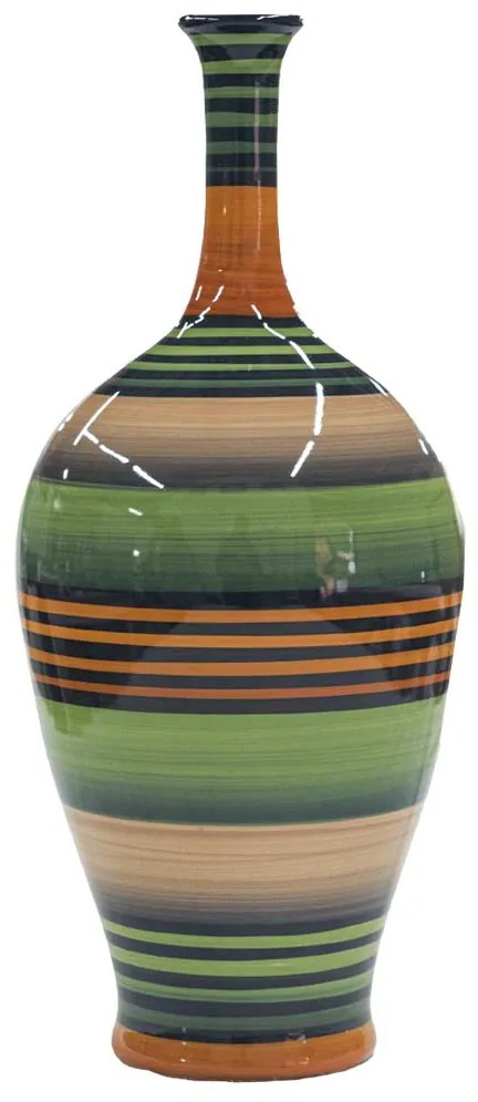 Vaso Garrafa decorativo em Cerâmica Carolina Haveroth – Maruaga Alto Brilho