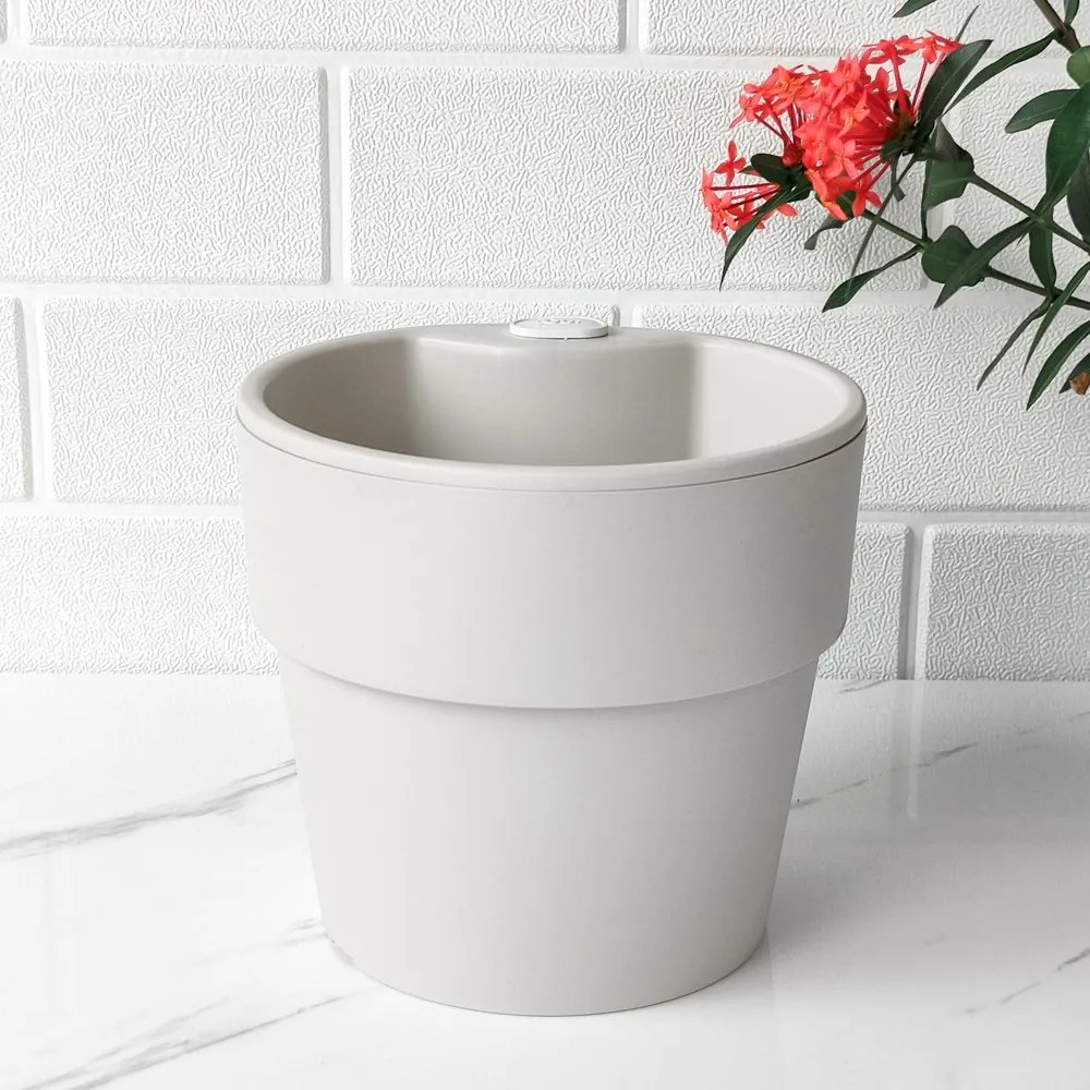 Vaso Autoirrigável G (Bege)