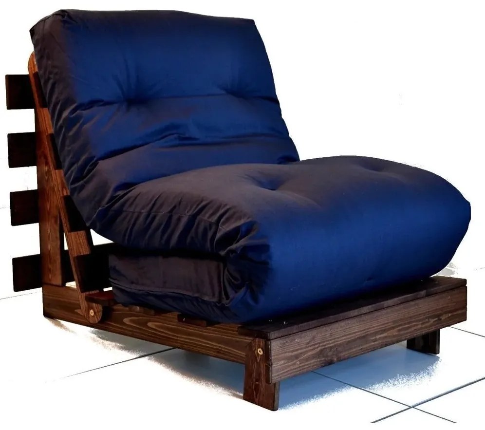 Colchonete Futon Dobravel Enrolavel 130X60X15Cm Orthovida (Preto)