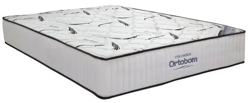 Colchao Highfoam Queen Sizes 158 cm Cinza e Branco - 69821 Sun House
