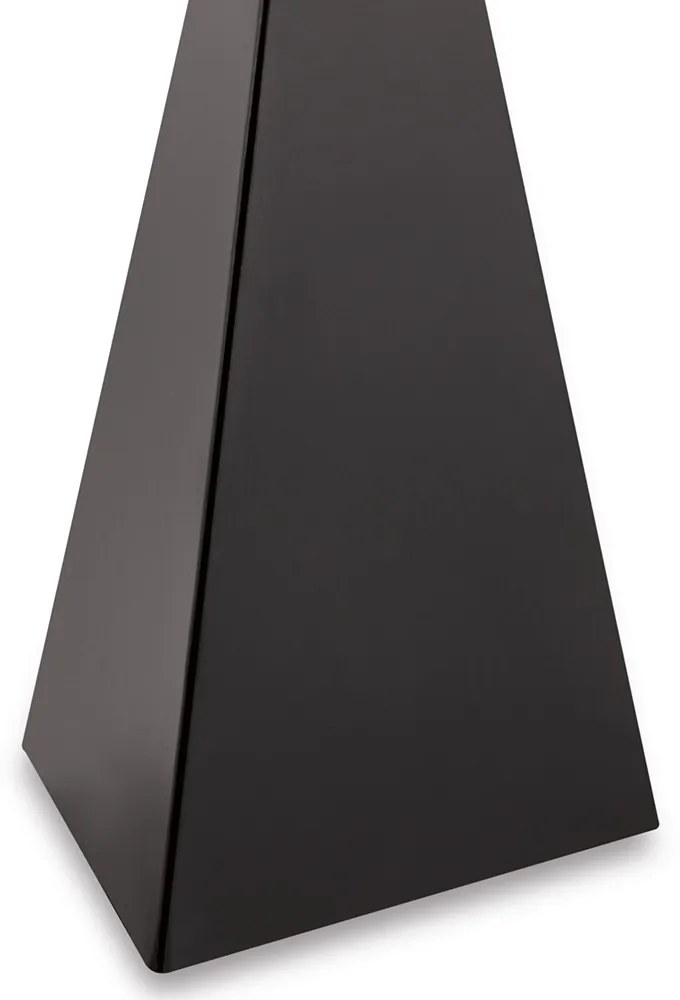 Enfeite Decorativo "Piramide" Em Metal Preto 30 Cm - D'Rossi