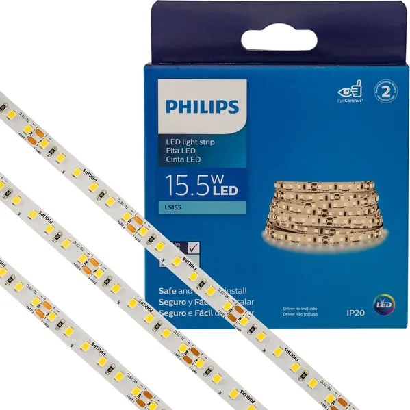 Fita De Led 15,5W Por Metro 24V 5 Metros - LED BRANCO NEUTRO (4000K)