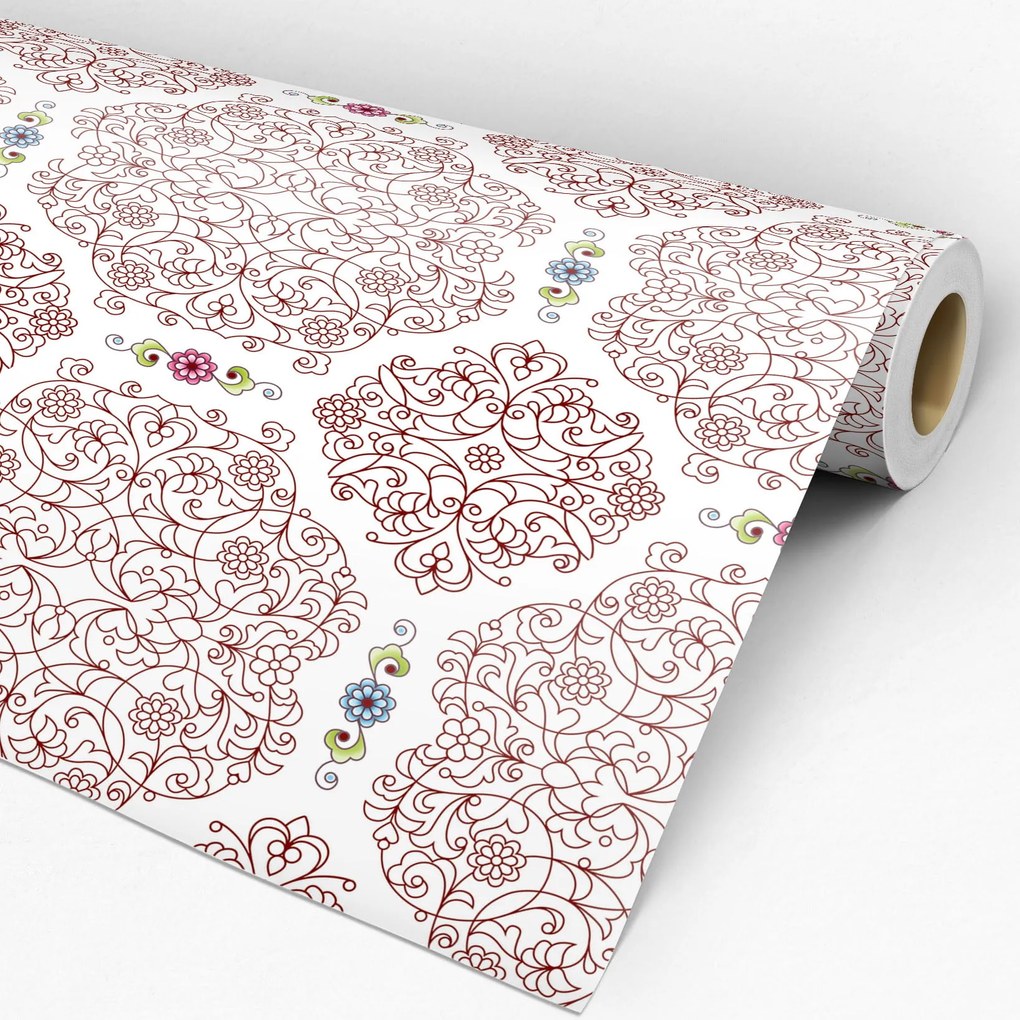 Papel de Parede arabesco com detalhes