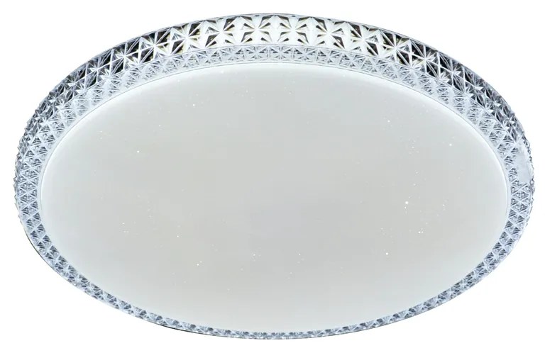 Plafon Redondo Acrilico Cristal Ø38Cm Led 24W 3000K Bivolt / Cristal |... (Cristal)