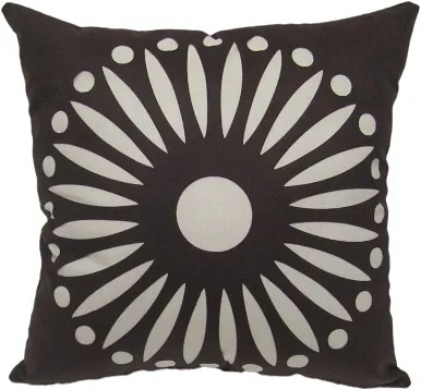 Capa Almofada Provence Gard Marrom 50x50cm