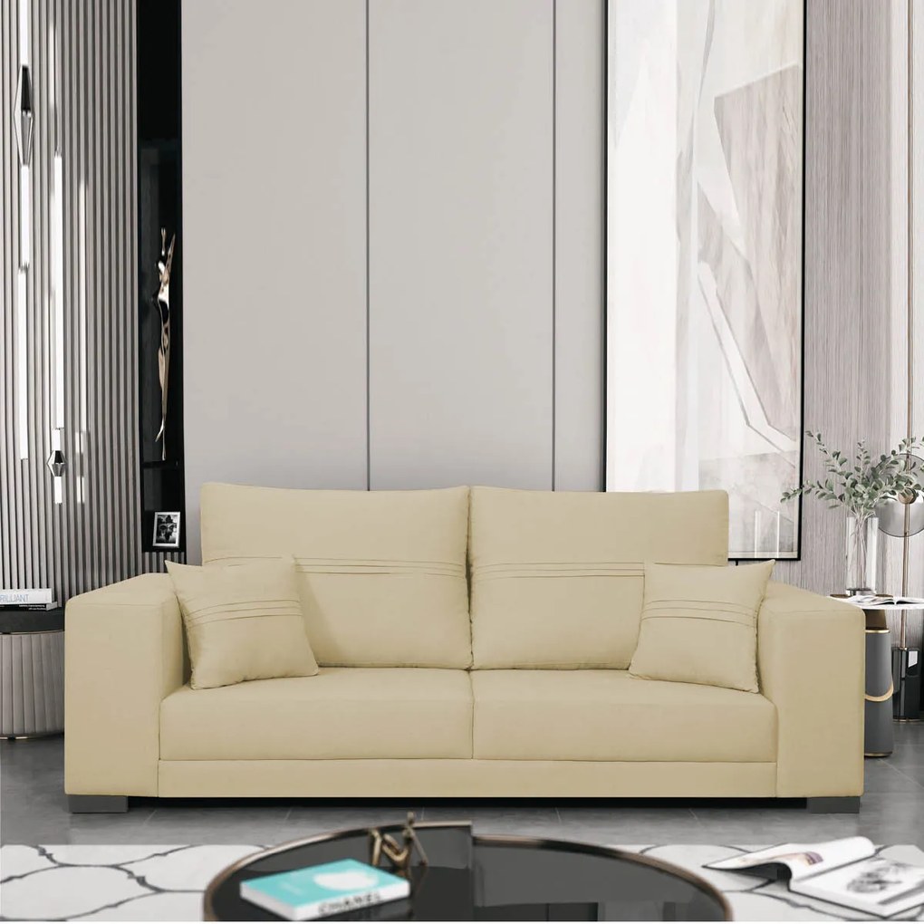 Sofá 2 Lugares Madri Suede - ADJ Decor