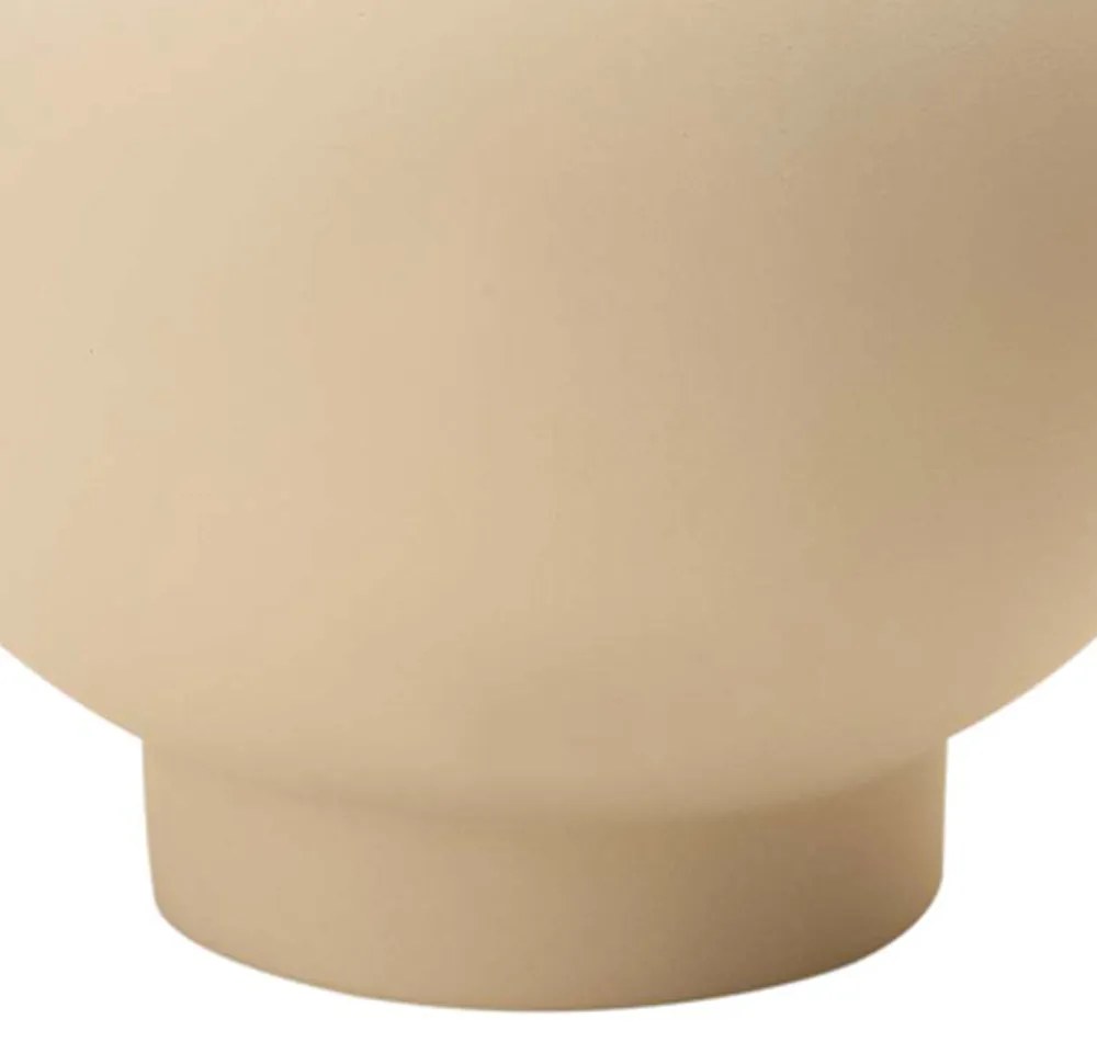 Vaso Decorativo em Cerâmica para Sala de Estar Bege 24 cm M02 - D'Rossi