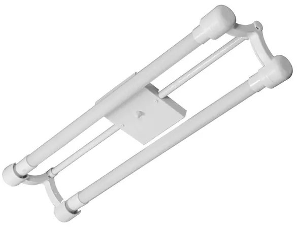 Plafon Aluminio Acrilico Branco G13 20W Toledo