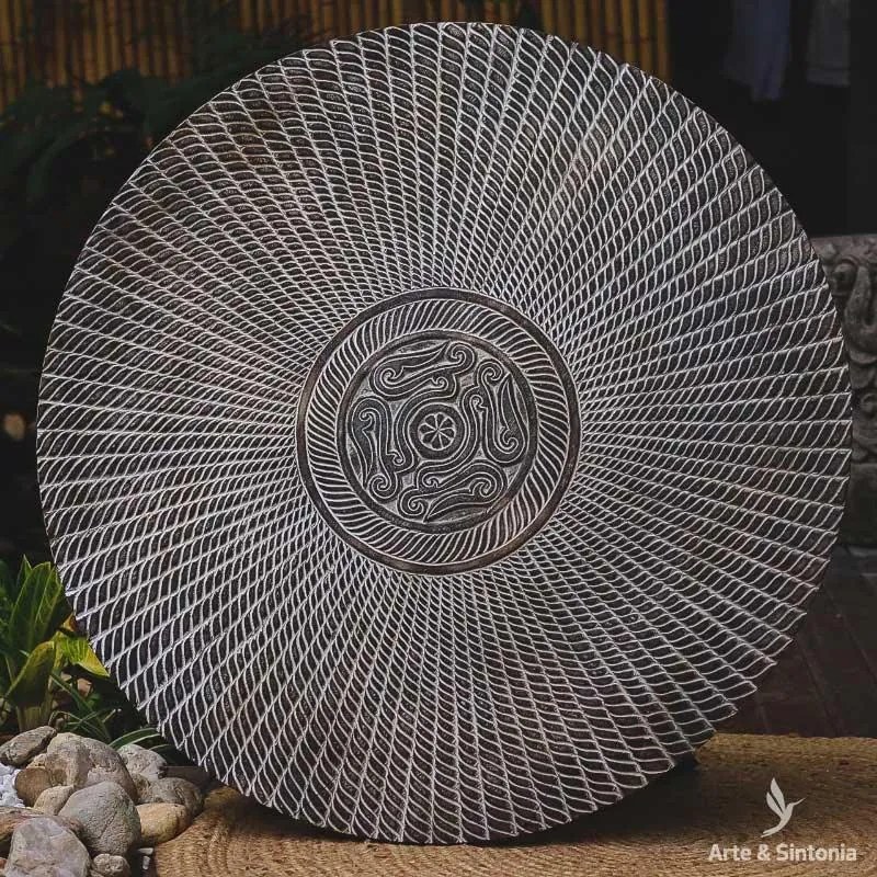 Mandala Étnica Timor Entalhado