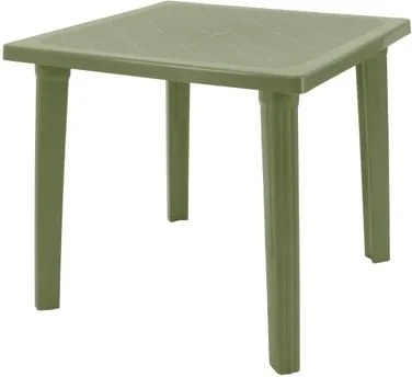 Mesa Tramontina Sancho 80x80cm em Polipropileno Verde Oliva