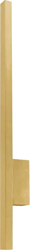 Arandela Vertical Small Slim 02X05X58Cm Led 13W 3000K - Qimporta Ar252... (PRETO)
