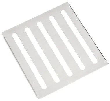 Escorredor Tramontina em Aço Inox Scotch Brite para Sobrepor no Canal Organizador 15x15 cm
