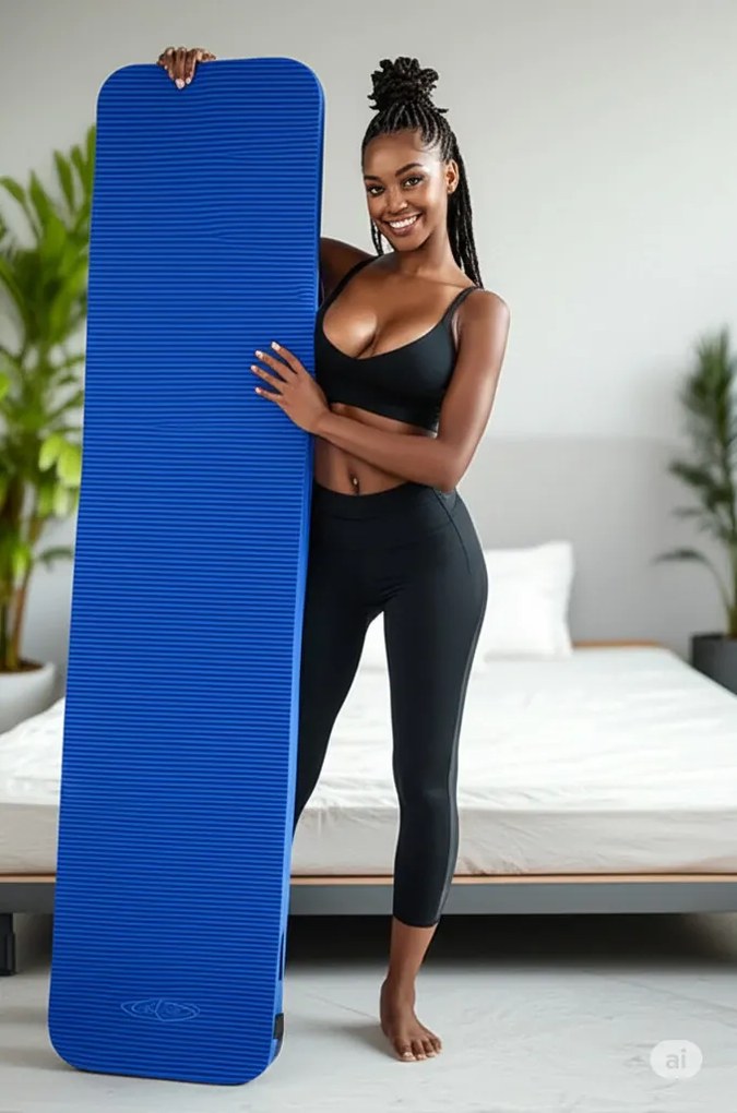 Colchonete Auxiliar Dobrável Grande D65 - Muito Resistente 180X60 Orth... (Rosa)