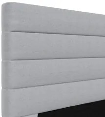 Cabeceira Cama Box Casal 140cm Rubi W01 Linho Cinza - Mpozenato