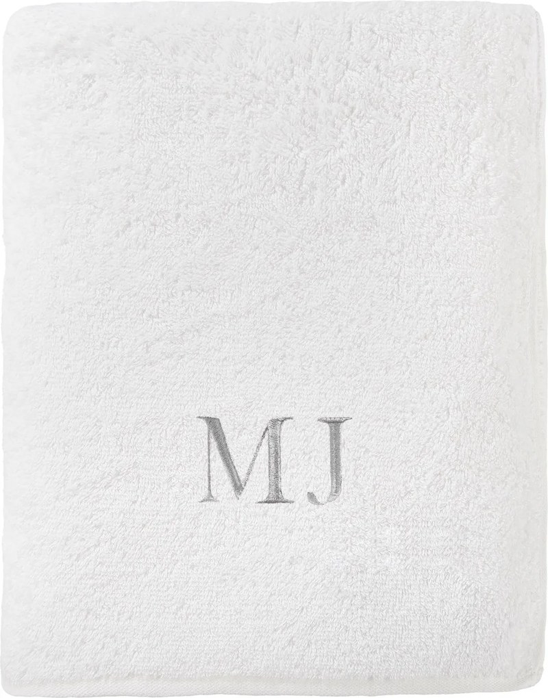 Toalha de Rosto Trussardi 100% Algodão Fontani - Branco  Branco