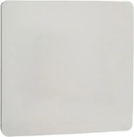 Placa 4x4 Cega Termoplástico Branca Orion