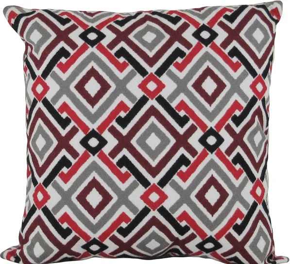 3 Capas Almofadas Hitz Vinho 43x43cm