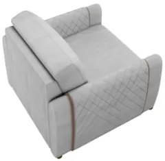 Kit 2 Poltronas Decorativas para Sala de Estar 98cm Amaranto Z32 Velud
