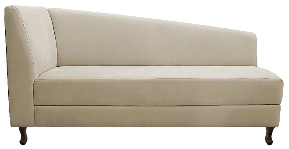 Kit Divã Recamier Heitor 140cm Lado Direito e 02 Poltronas Luiza Suede - ADJ Decor