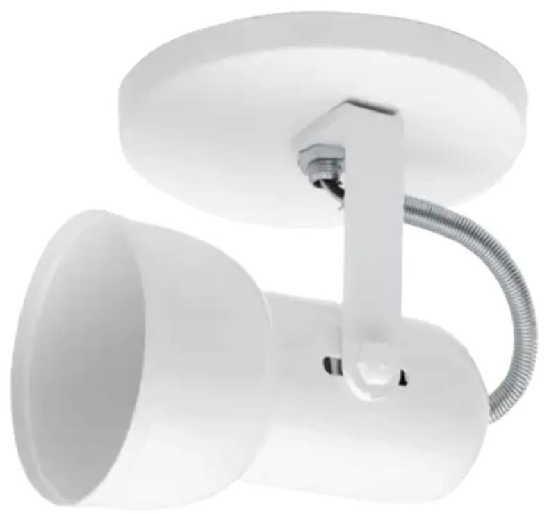 Spot B1 Simples Copinho Para 1x E27 Led Bulbo Branco - Bivolt