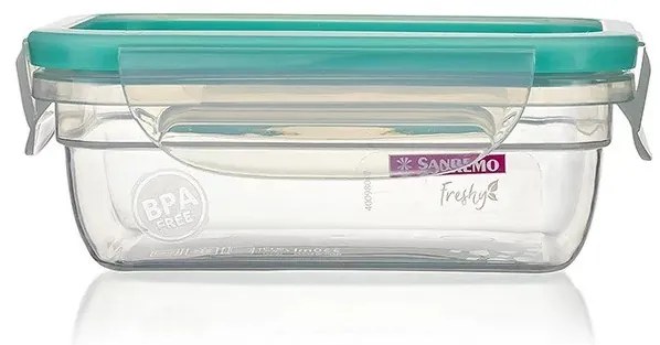 Kit 3 Potes com Travas 330ml - Verde