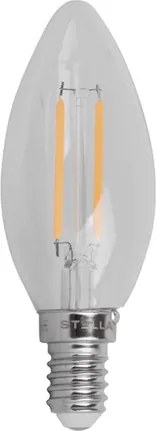 Lampada Vela Lisa Filamento E14 Led 2,5W 200Lm 220V 2700K