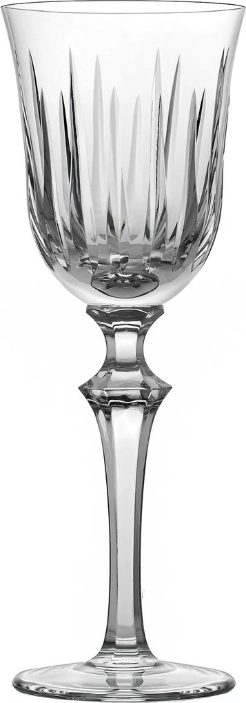 Taça de Cristal Lapidado p/ Vinho Branco 37 - Transparente Incolor