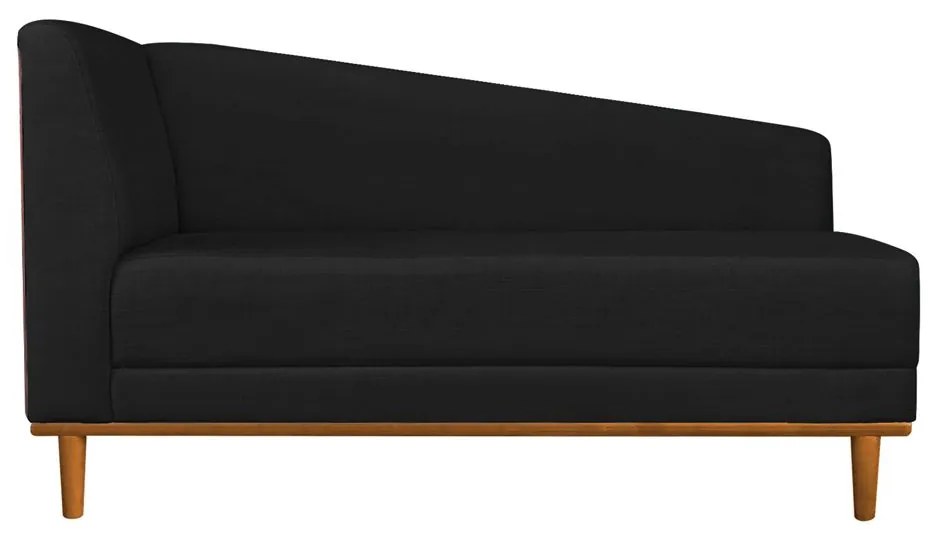 RECAMIER MONET COMPOSE CORANO NOZES COM  - Linho A79 Preto