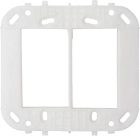 Placa 4x4 Termopl&amp;#xE1;stico Branco 6 M&amp;#xF3;dulos Decor