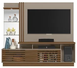 Home Theater Frizz Plus Fendi/Naturale - Madetec Móveis