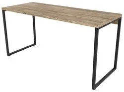 Kit 2 Mesas de Escritório Office 150cm Estilo Industrial Prisma C08 Ca