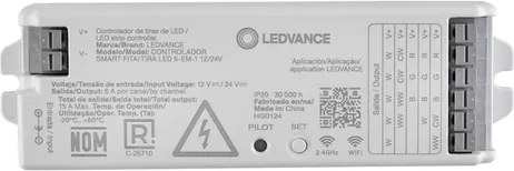 Controlador Fita Led 5 Em 1 1224V Ip20 Wi-Fi Smart+