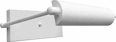 Arandela Led Alumínio Branco 10w 1000lm 3000k Alba