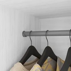 Guarda Roupa Solteiro 2 Portas com Chave Versus Carvalho Branco/Branco