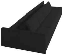 Sofá Ilha Modular com Puff para Sala Living 392cm Georgia Z08 Veludo P
