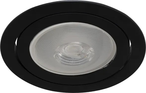 Plafon De Embutir Redondo Alum&amp;amp;#xED;nio 2cmx15,7cm Delfi - PRETO